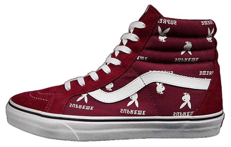 Supreme x Playboy x Vans Sk8-Hi 'Burgundy' VN-0TVMD7P
