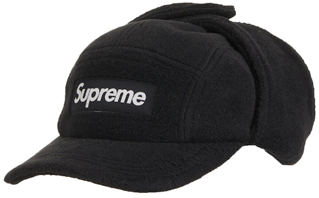 Supreme x Polartec Earflap Camp Cap Black Lookbook Supreme x Polartec Earflap Camp Cap Black