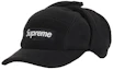 Lookbook Supreme x Polartec Topi Camp Hitam dengan Penutup Telinga