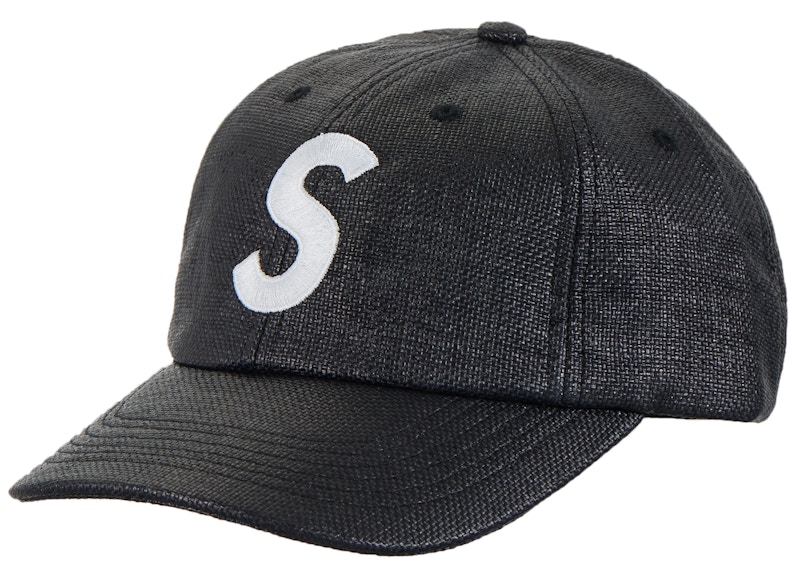 Supreme x Raffia S Logo 6-Panel 'Black'