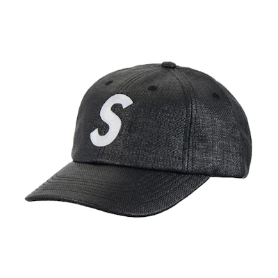 Supreme Raffia S Logo 6-Panel 'Black'