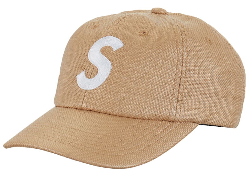 Buy Supreme x 草编S Logo六片帽 '天然色'