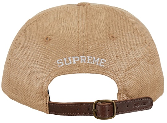 Supreme x 草编S Logo六片帽 '天然色' Order Supreme x 草编S Logo六片帽 '天然色'