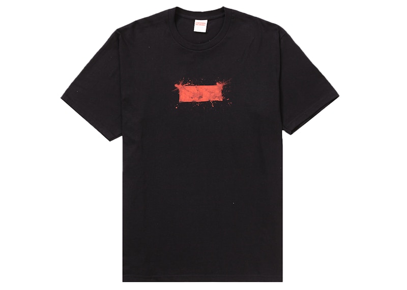 Buy Supreme x Ralph Steadman Kaos Box Logo 'Hitam'