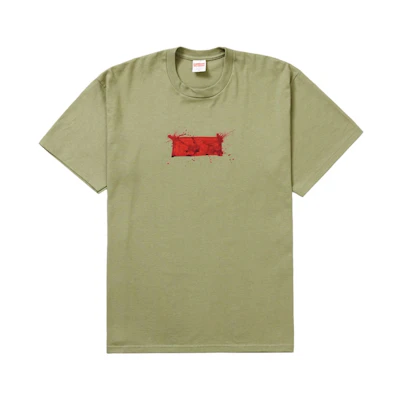 Supreme Ralph Steadman Box Logo Tee 'Light Olive'