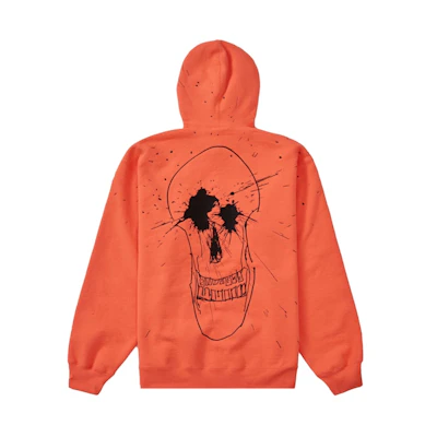 Supreme x Ralph Steadman Skull Hooded Sweatshirt 'Apricot'
