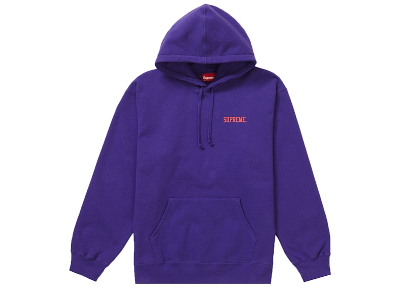 Supreme Ralph Steadman Skull Hooded Sweatshirt 'Purple' 圖 2