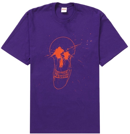 supreme-x-ralph-steadman-skull-tee-purple