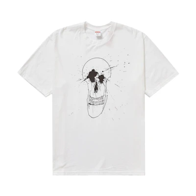 Supreme Ralph Steadman Skull Tee 'White'