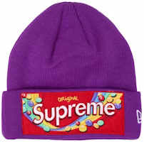 Supreme x Skittles New Era Beanie Purple Supreme x Skittles New Era Beanie Purple