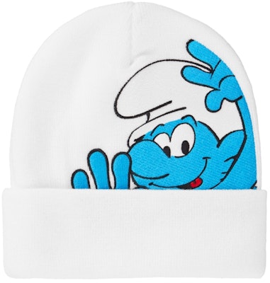 Supreme x Smurfs Beanie White Buy Supreme x Smurfs Beanie White