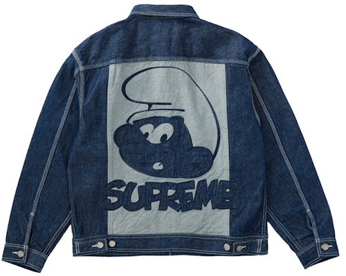 Supreme x 蓝精灵 牛仔夹克 蓝色 Buy Supreme x 蓝精灵 牛仔夹克 蓝色