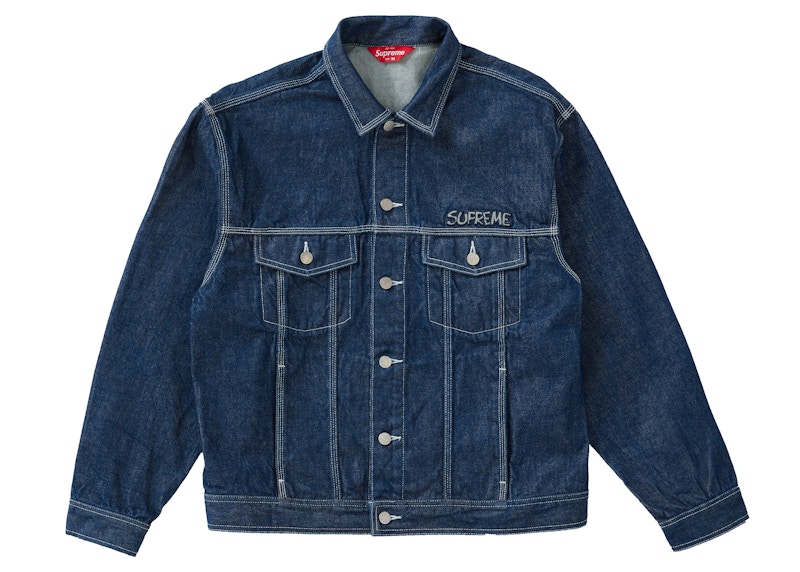 Order Supreme x 蓝精灵 牛仔夹克 蓝色