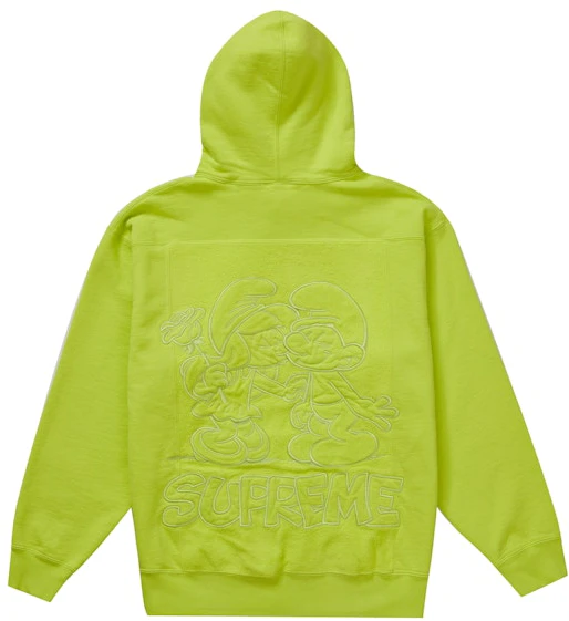 supreme-smurfs-hooded-sweatshirt-acid-green