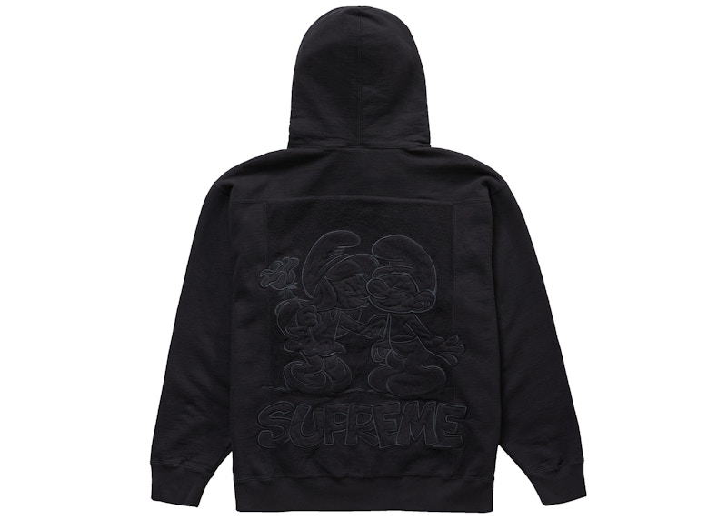 Buy Supreme x Smurfs黒パーカー
