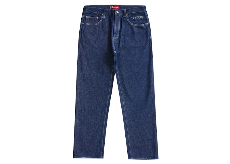 Order 슈프림 x 스머프 레귤러 진 (블루) 
