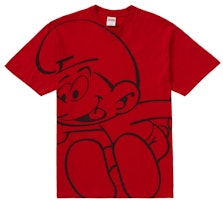 Supreme x Smurfs Tee Red