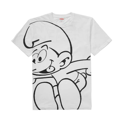 Supreme Smurfs Tee White