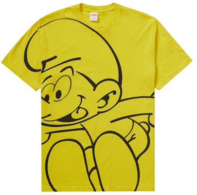 Supreme x Pitufos Camiseta Amarilla Buy Supreme x Pitufos Camiseta Amarilla