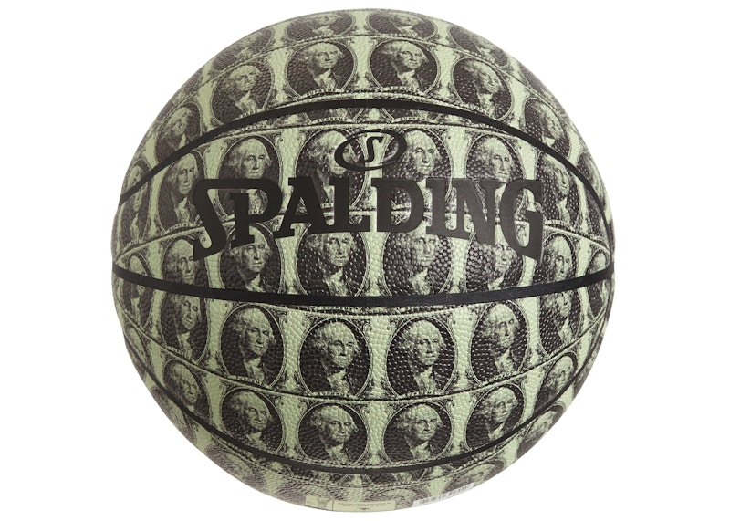 Order Balón de Baloncesto Supreme x Spalding Washington Verde Menta Pálido.