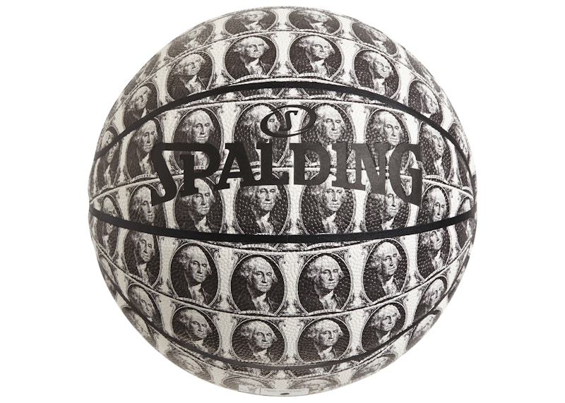 Order Supreme x Spalding Bola Basket Washington Putih