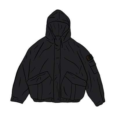 Supreme Stone Island Corduroy Jacket Black