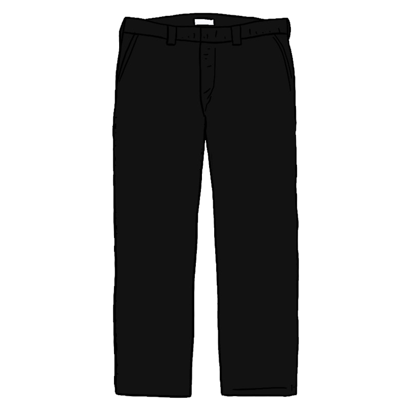 Buy Seluar Supreme x Stone Island Corduroy Hitam