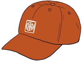 Supreme x Stone Island Nylon 6-Panel Coral Supreme x Stone Island Nylon 6-Panel Coral