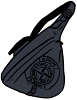 Supreme x Stone Island Printed Camo Nylon Shoulder Bag Black Supreme x Stone Island Printed Camo Nylon Shoulder Bag Black