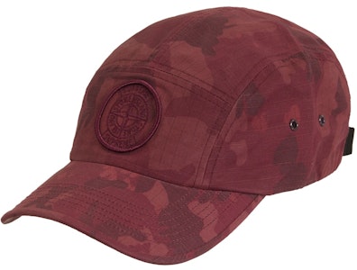 Supreme x Stone Island Reactive Ice Camo Ripstop Camp Cap Merah Buy Supreme x Stone Island Reactive Ice Camo Ripstop Camp Cap Merah