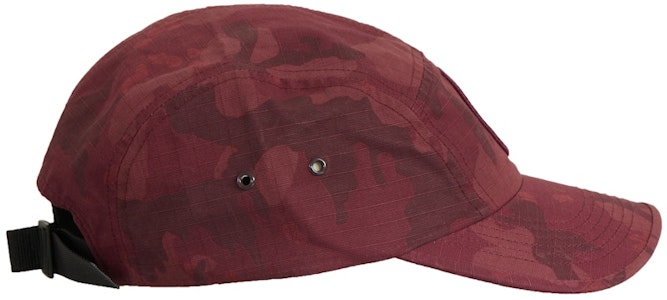 Supreme x Stone Island Reactive Ice Camo Ripstop Camp Cap Merah Order Supreme x Stone Island Reactive Ice Camo Ripstop Camp Cap Merah