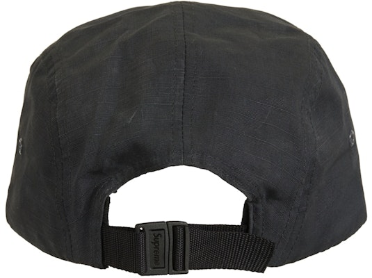 Supreme x Stone Island Reactive Ice Camo Ripstop Camp Cap Black Lookbook Supreme x Stone Island Reactive Ice Camo Ripstop Camp Cap Black