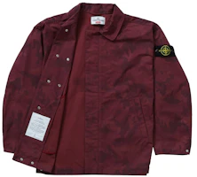 Order Supreme x Stone Island Reactive Ice Camo Ripstop Jacket Red