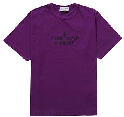 Supreme x Stone Island Baju S/S Ungu Buy Supreme x Stone Island Baju S/S Ungu