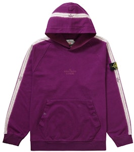 Supreme x Stone Island Stripe Hoodie Ungu Buy Supreme x Stone Island Stripe Hoodie Ungu