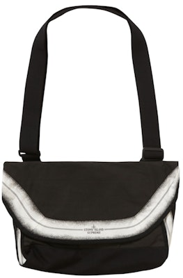 Supreme x Stone Island Stripe Messenger Bag 7L Black Buy Supreme x Stone Island Stripe Messenger Bag 7L Black