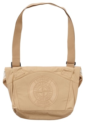 Supreme x Stone Island Stripe Messenger Bag 7L Tan Order Supreme x Stone Island Stripe Messenger Bag 7L Tan