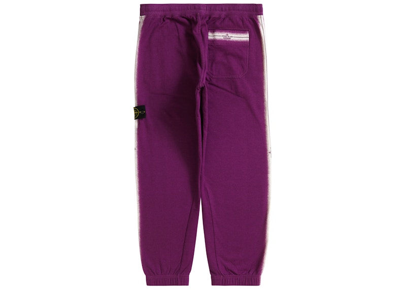 Order Pantalón Supreme x Stone Island a Rayas Morado.