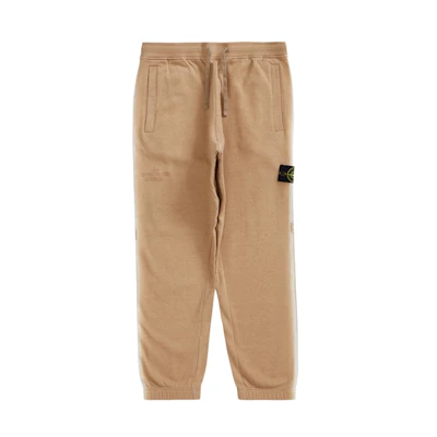 Supreme Stone Island Stripe Sweatpant Tan