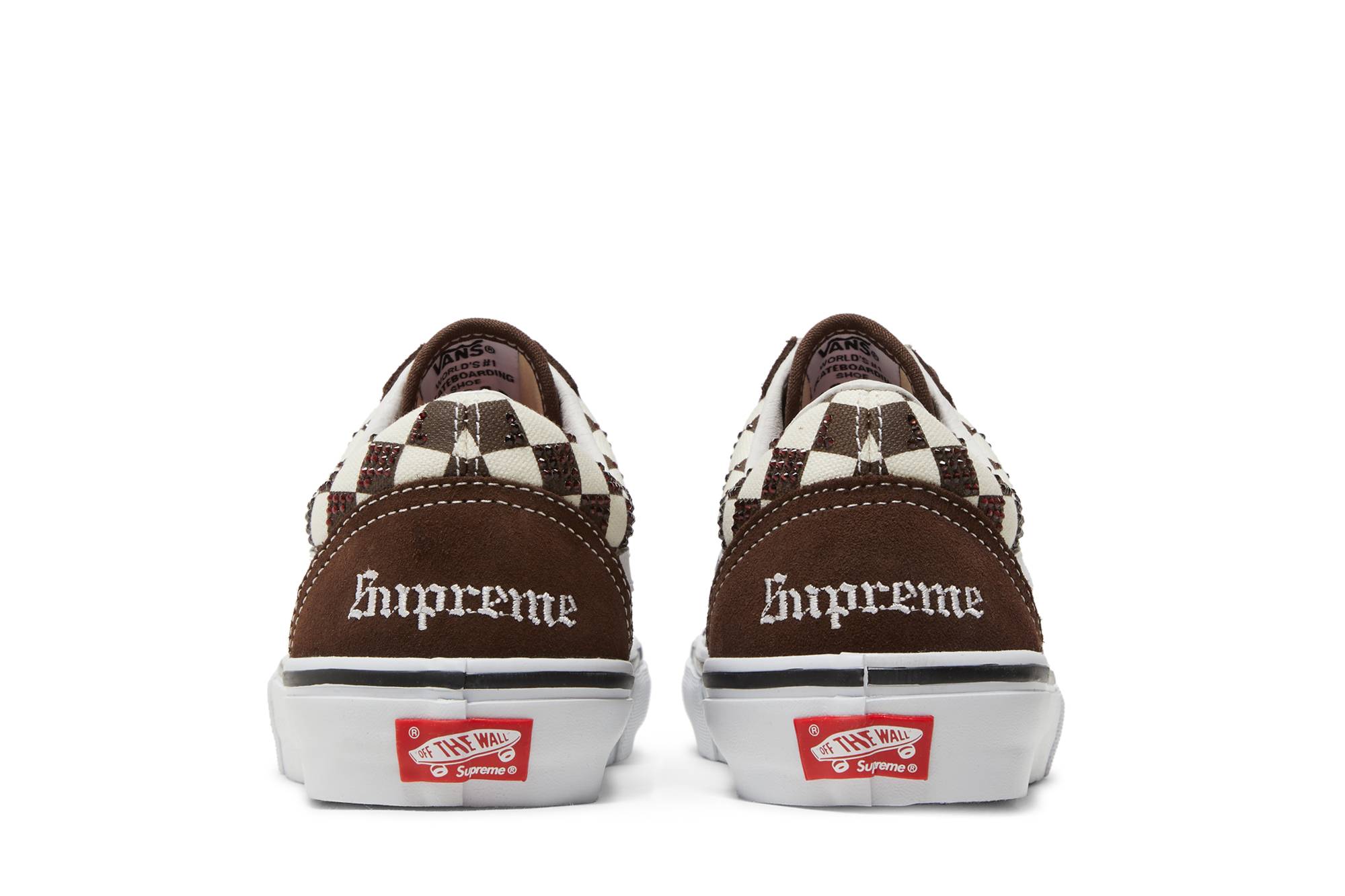 Details for Supreme x Swarovski x Vans Skate Old Skool 'Coklat' VN0A5KRXBRO