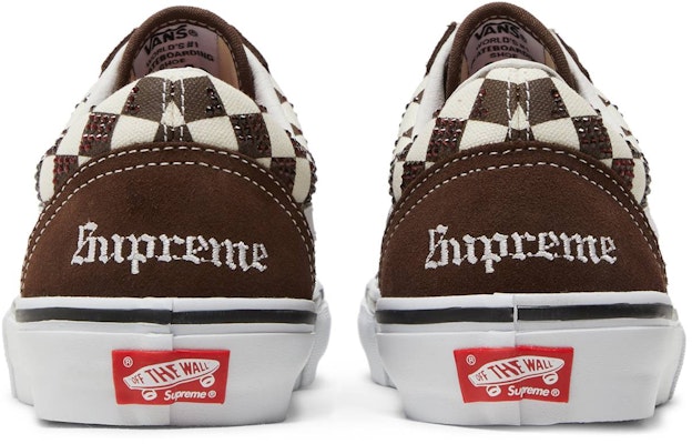 Supreme x Swarovski x Vans Skate Old Skool 'Brown' VN0A5KRXBRO Details for Supreme x Swarovski x Vans Skate Old Skool 'Brown' VN0A5KRXBRO