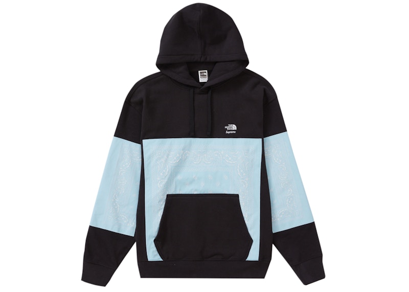 Supreme x The North Face Bandana Hooded Sweatshirt Black