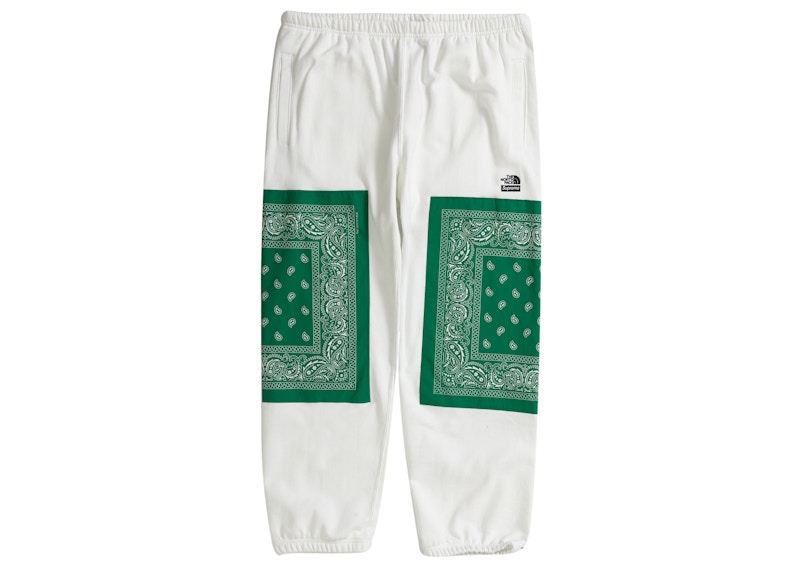 Supreme x The North Face Bandana Sweatpant White