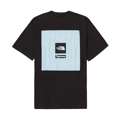 Supreme TNF Bandana Tee Black