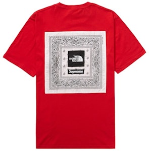 Supreme x The North Face Kaos Bandana Merah Buy Supreme x The North Face Kaos Bandana Merah