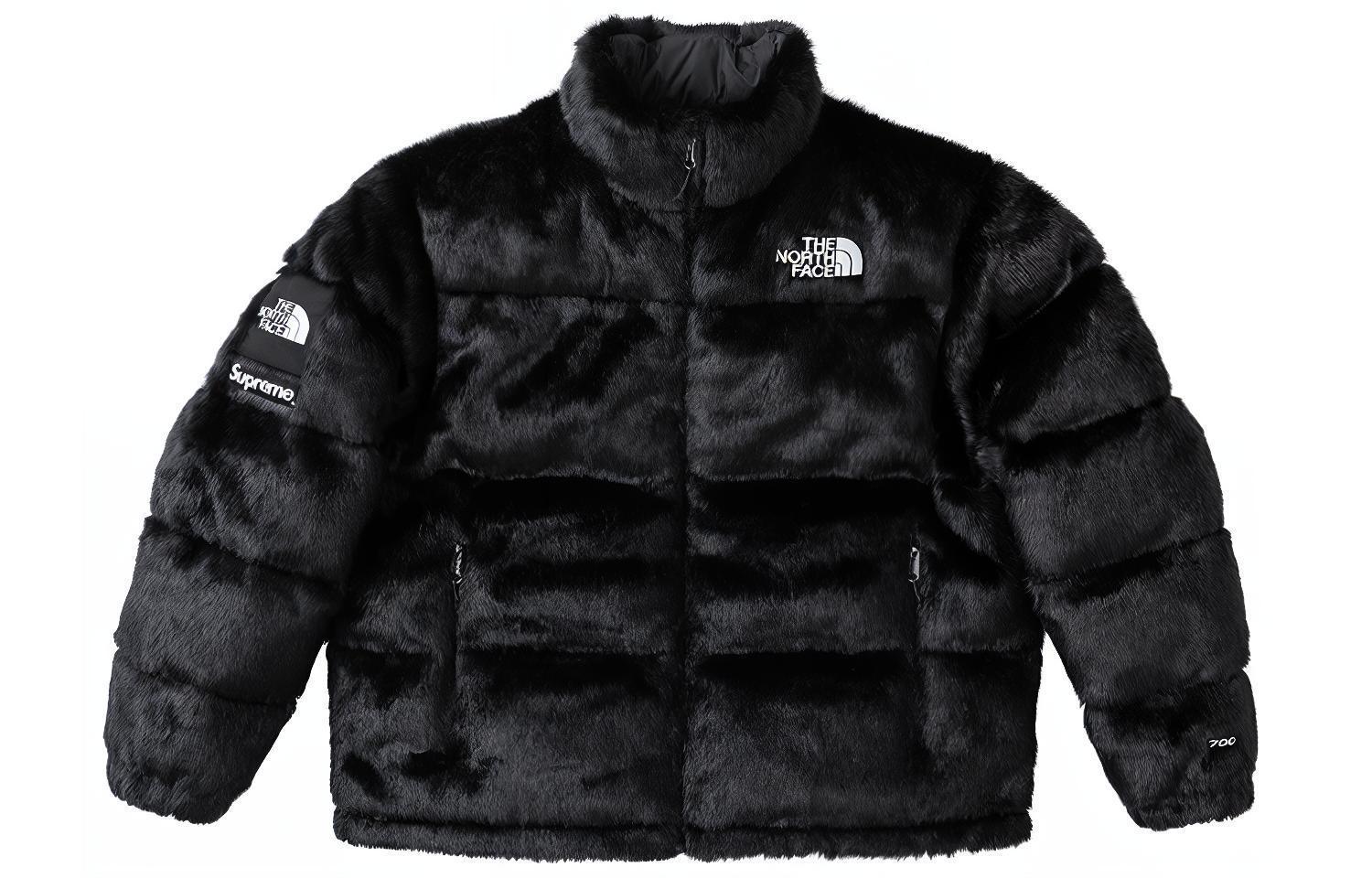 Supreme x The North Face Collab Puffer Faux Leather Jacket -  Street Style SUP-FW20-349