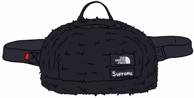 Supreme x The North Face Faux Fur Waist Bag Black Supreme x The North Face Faux Fur Waist Bag Black