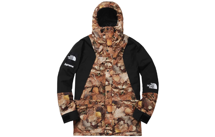 Supreme x The North Face FW16 Leaf Camo Waterproof Windproof Softshell Jacket Black SUP-FW16-605