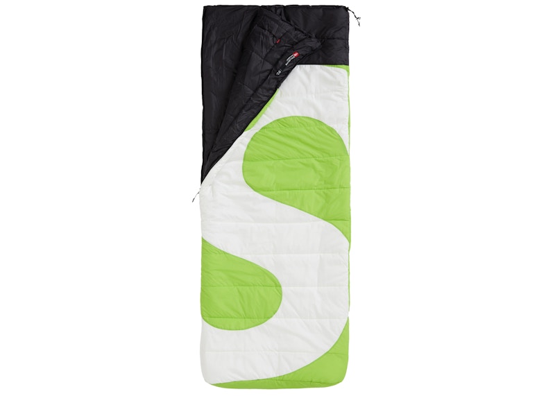 Order Supreme 聯名 The North Face S 字母 Dolomite 3S-20 睡袋 青檸色