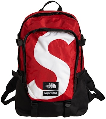 Supreme x The North Face S Logo Expedition Backpack Red Buy Supreme x The North Face S Logo Expedition Backpack Red